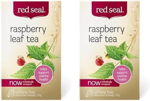 Red Seal Raspberry Leaf Tea with Rose 20 Teabags