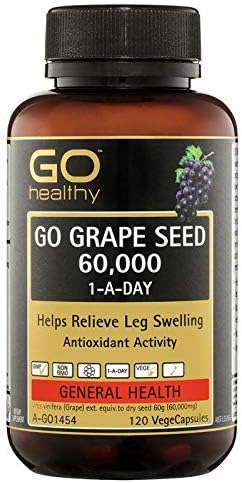 GO Healthy GO Grape Seed 60,000mg, 120 Capsules