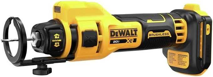 DeWalt 20V MAX* XR Brushless Drywall Cut-Out Tool (Tool Only) (DCE555B)