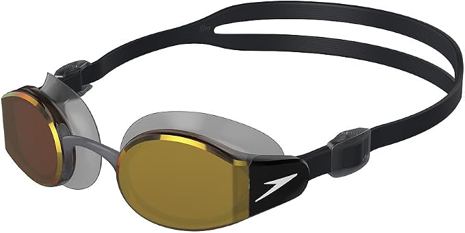 Speedo Mariner Pro Mirror Swimming Goggles Black