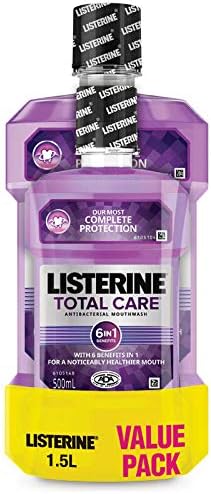 Listerine Total Care Antibacterial Mouthwash Value Pack 1.5L