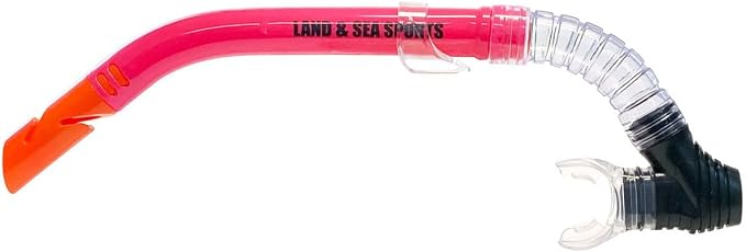 Land & Sea Clearwater Silicon Mouth Snorkel - Orange