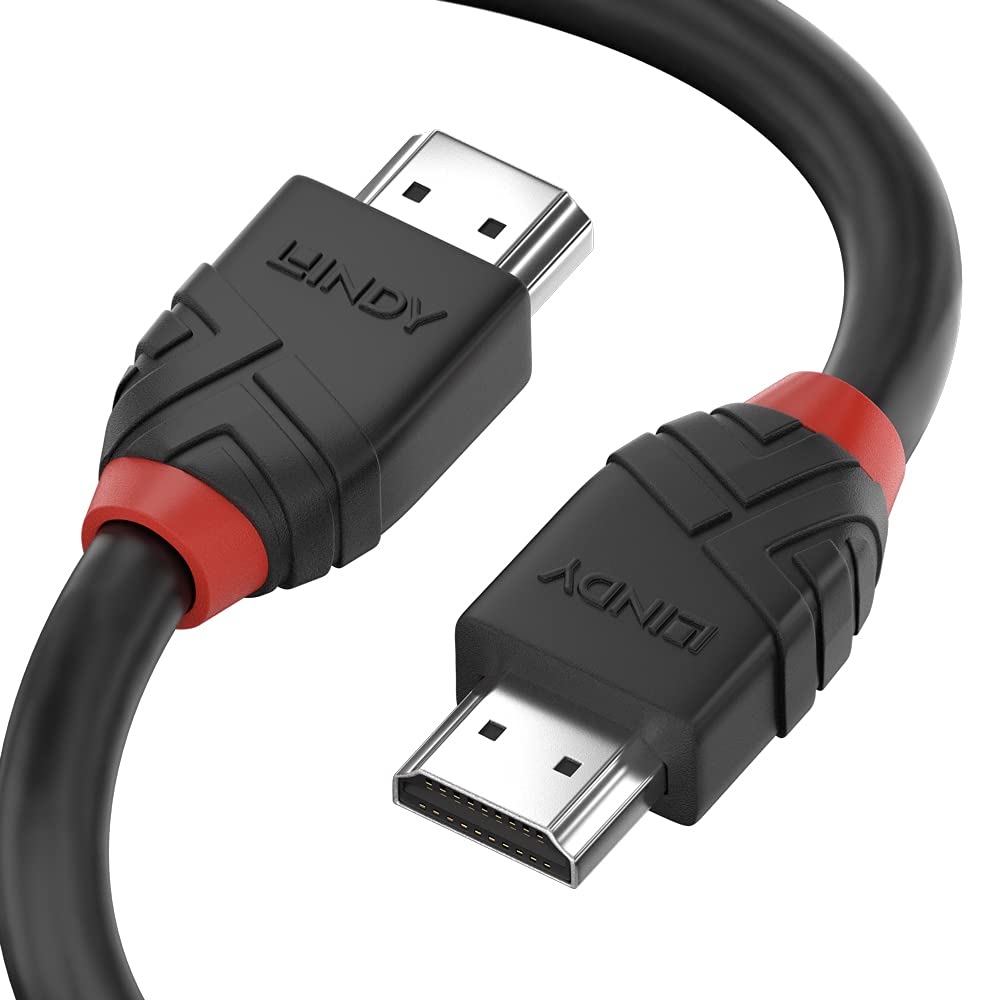 Lindy .5m HDMI Cable Black Line