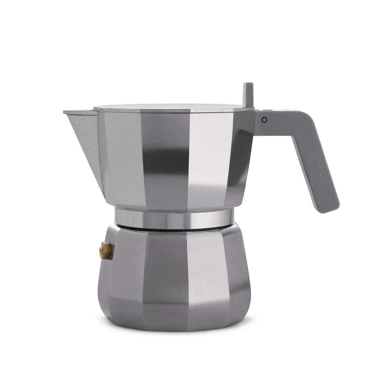 Alessi Moka Espresso Coffee Maker, Grey - 9 Cup