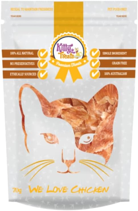 Pooch Treats Australian Chicken Breast Kitty Treats - 70g