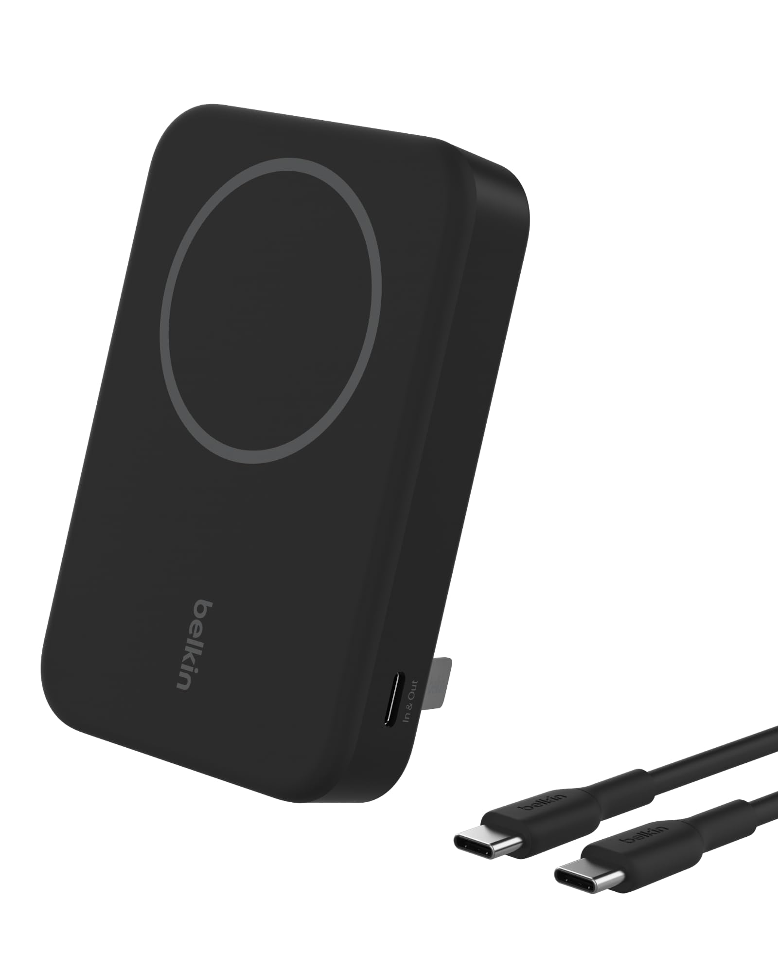 Belkin BoostCharge Pro Magnetic Power Bank with Qi2 15W, Black
