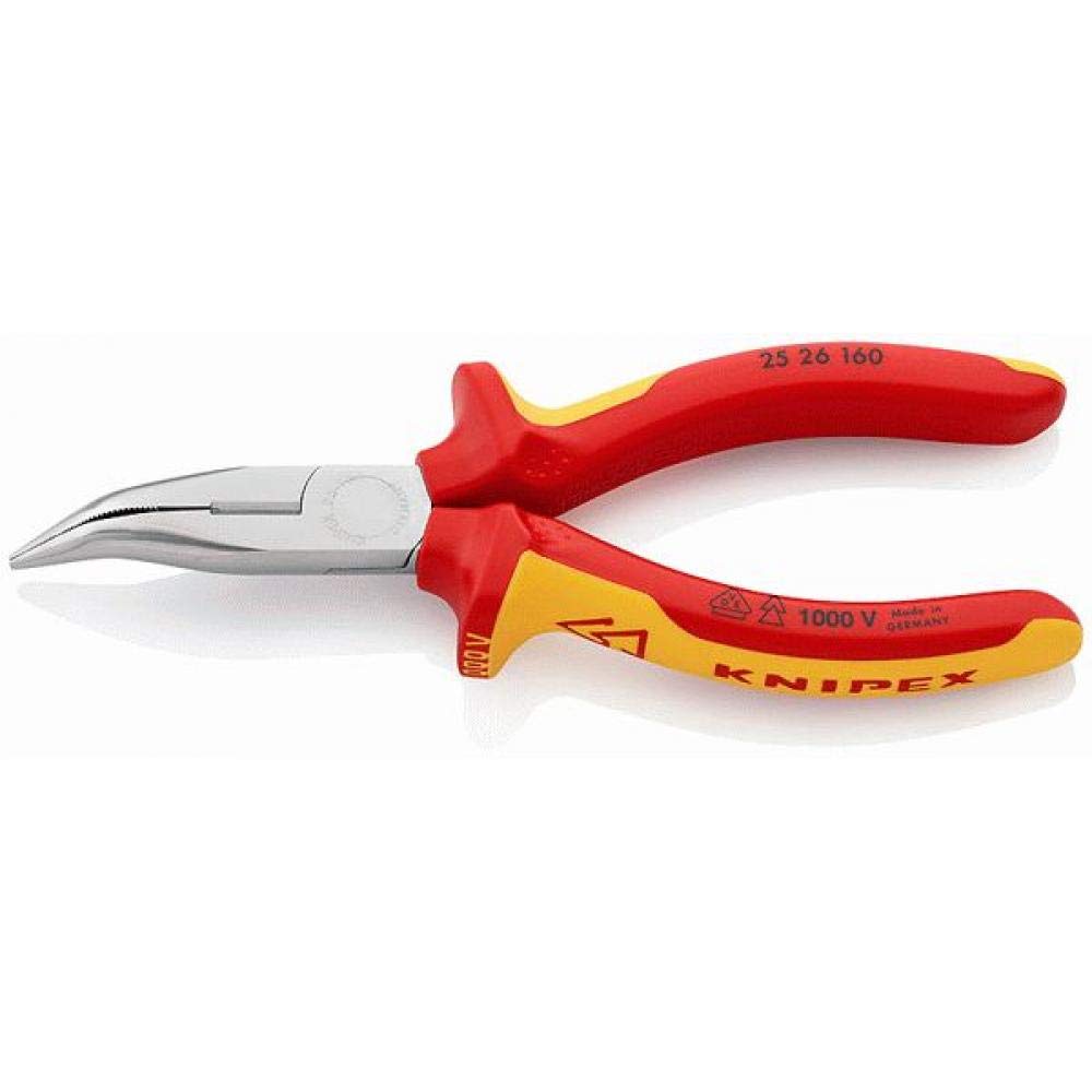 Knipex 1000V Snipe Nose Pliers Bent 160mm