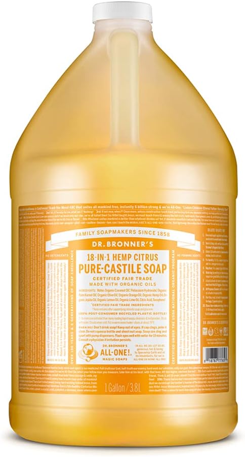 Dr Bronner's - Pure Castile Liquid Soap Lavender - 3.78L