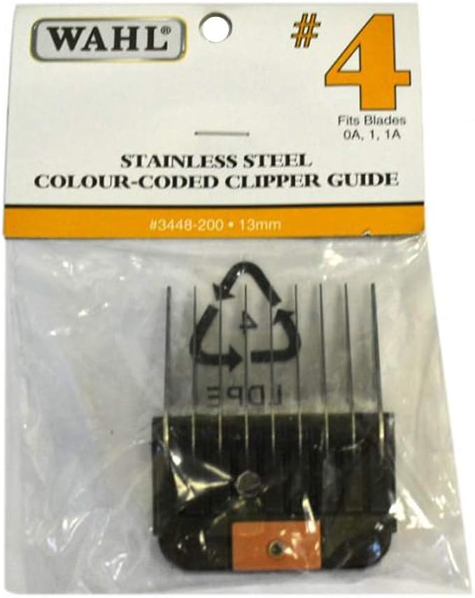 Wahl Stainless Steel Colour-Coded Clipper Guide #4 13mm