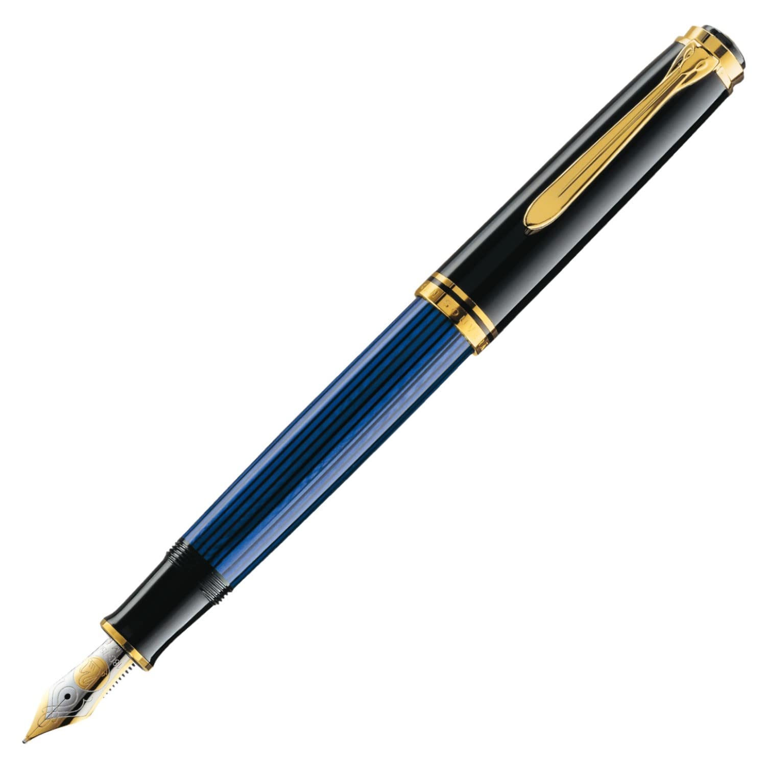 Pelikan Souveran M800 Fountain Pen Black / Blue EF - Extra Fine