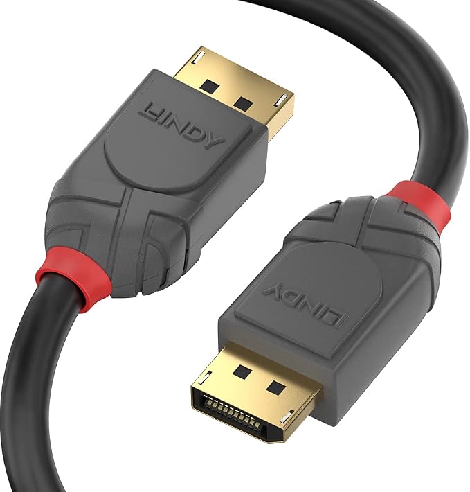 Lindy 0.5m DisplayPort 1.4 Cable - Anthra Line