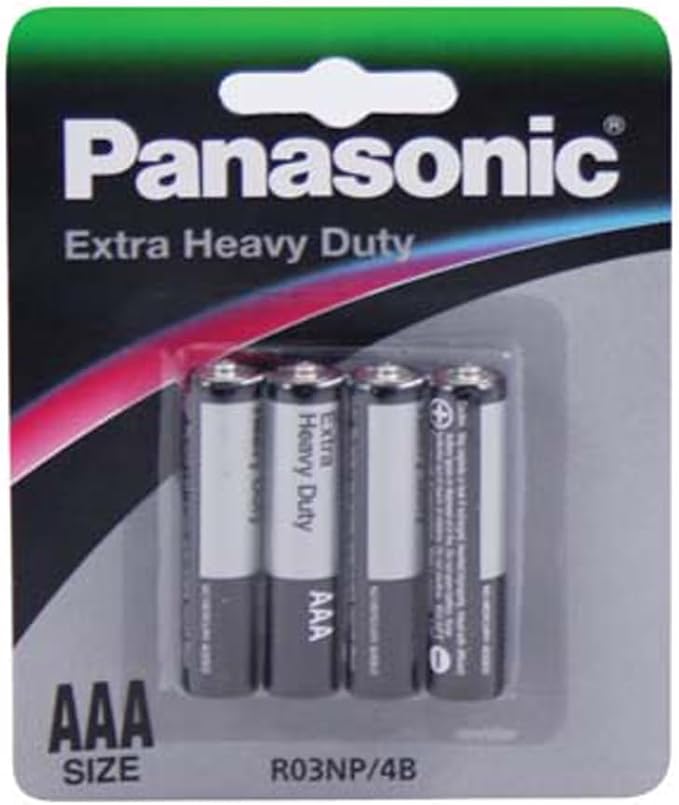 Panasonic AAA Batteries 4 Pack