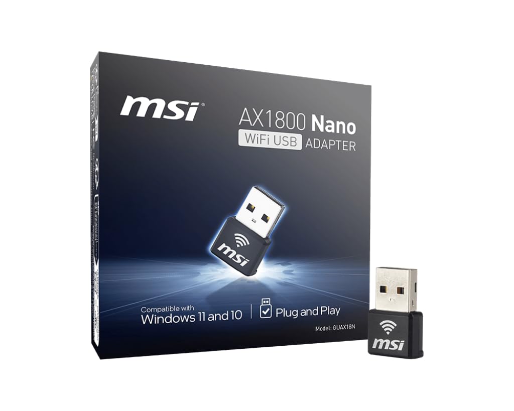 MSI AX1800 Nano WiFi USB Adapter