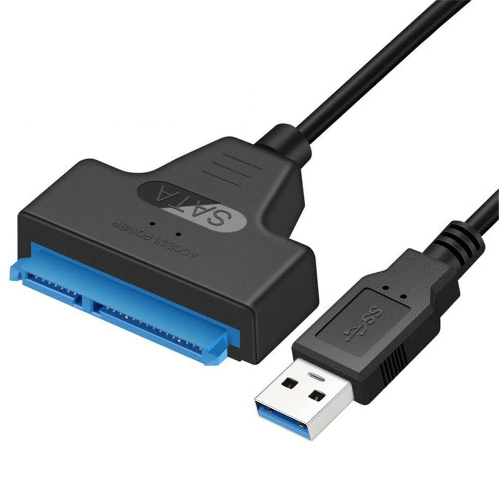 NTQinParts USB 3.0 to 2.5" SATA III Hard Drive Adapter Cable/UASP Converter for Samsung 870 EVO SATA III SSD 2.5” Internal Solid State Drive 250GB 