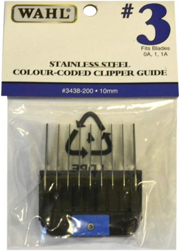 Wahl Stainless Steel Colour-Coded Clipper Guide #3 10mm