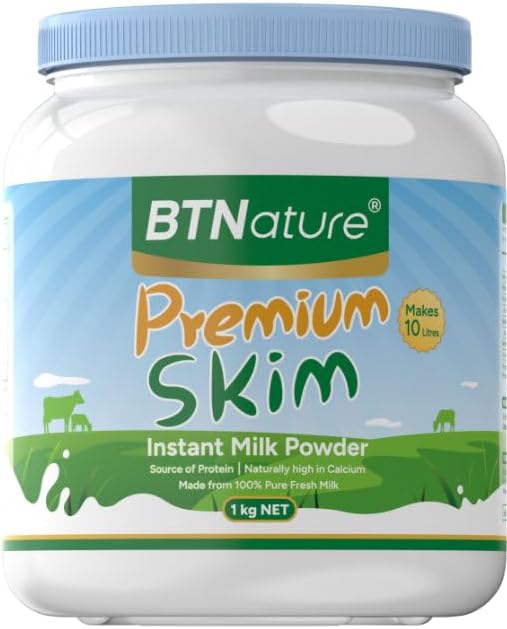 BTNature Premium Skim Instant Milk Powder 1kg