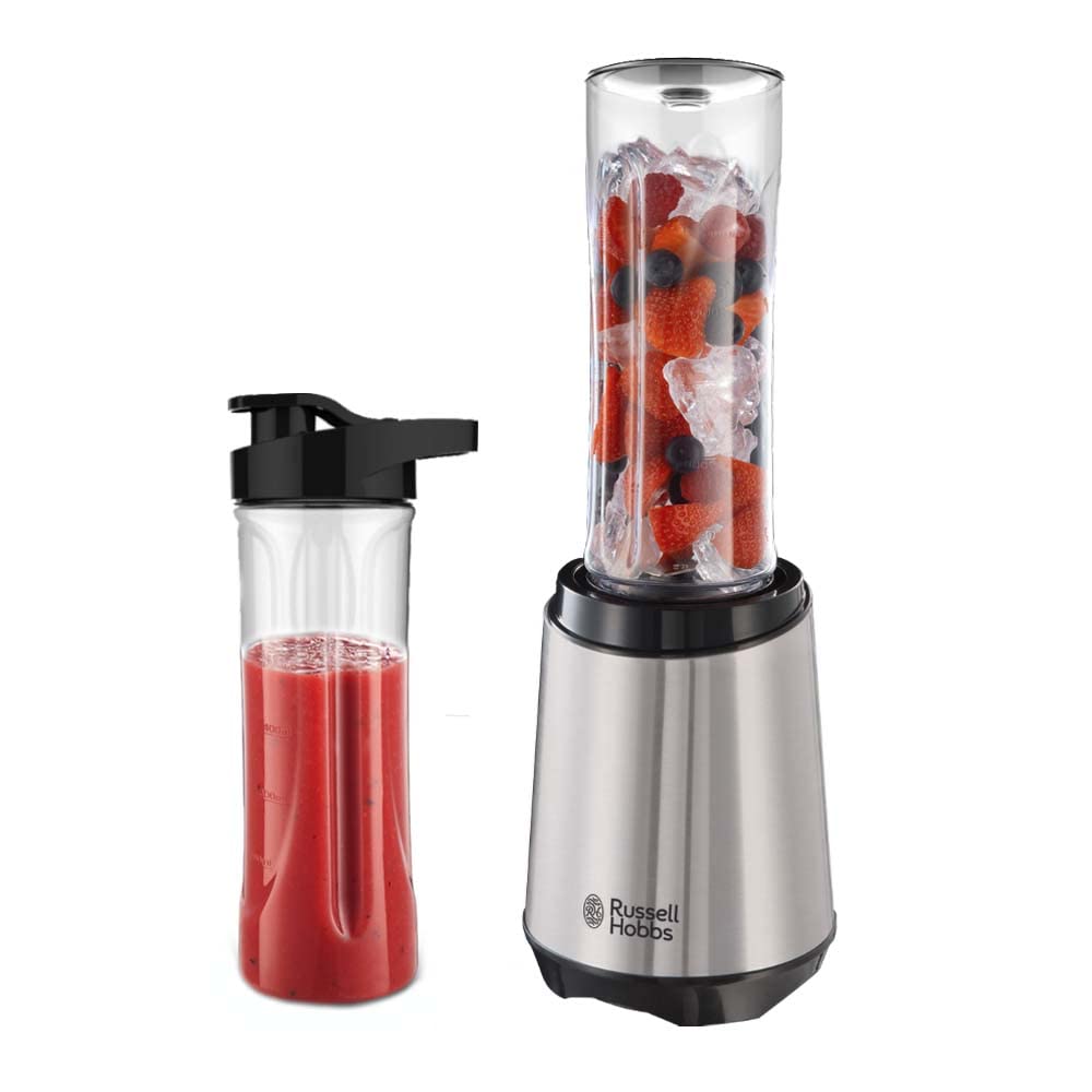 Russell Hobbs Mix&Go Tabletop Blender 0.6L 300W Black,Silver Blender