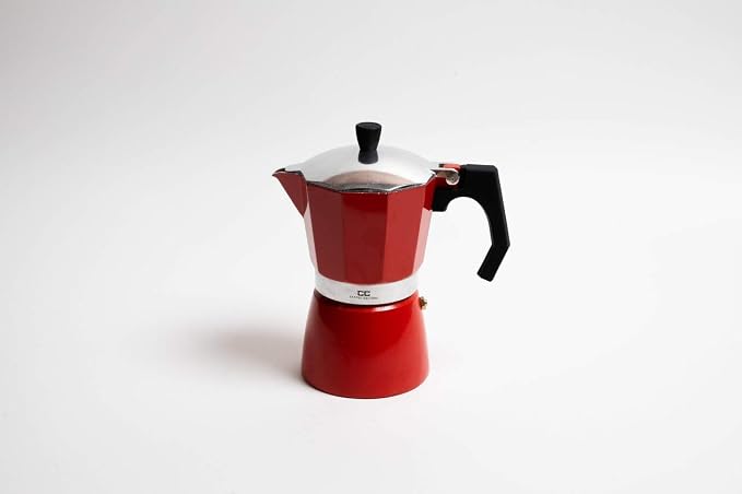 Coffee Culture Red Coffee Maker 6 Cup