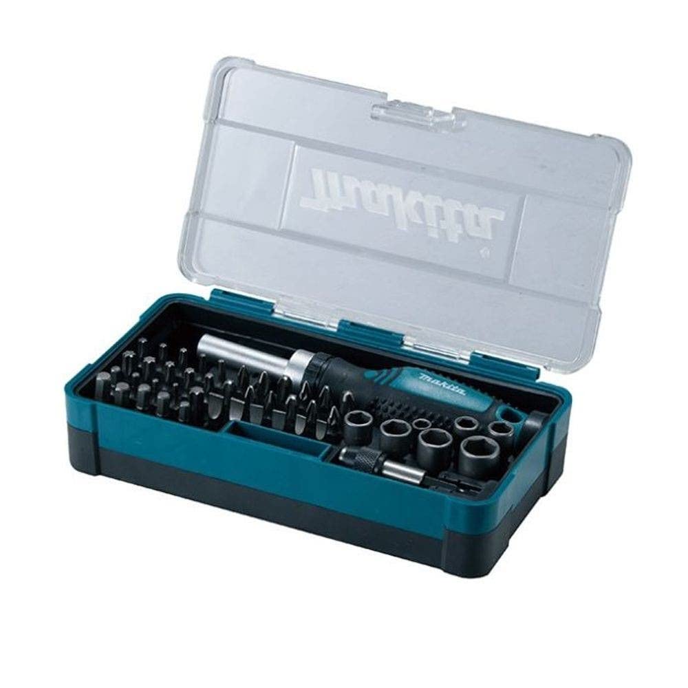 Makita B-46224 47 Piece Ratchet & Screwdriver Bit Set