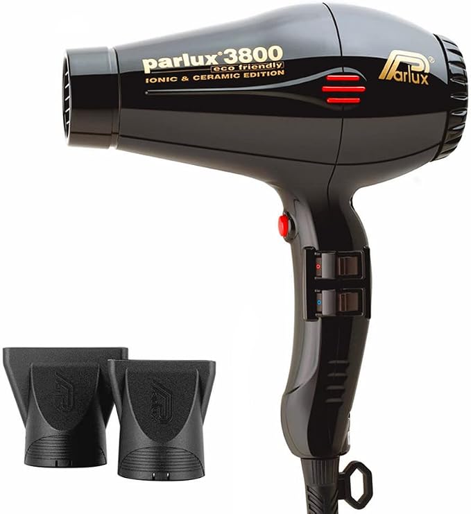 Parlux 3800 Ceramic Ionic Hair Dryer - Black