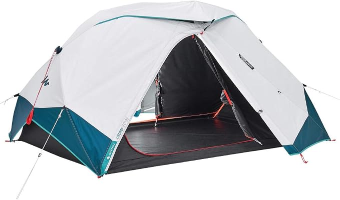 Decathlon - Quechua - 2 Seconds Easy Pop Up Fresh & Black Camping Tent - 2 Person