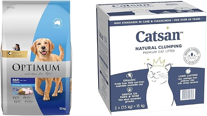 Optimum Adult Chicken, Vegetables & Rice Dry Dog Food - 15kg