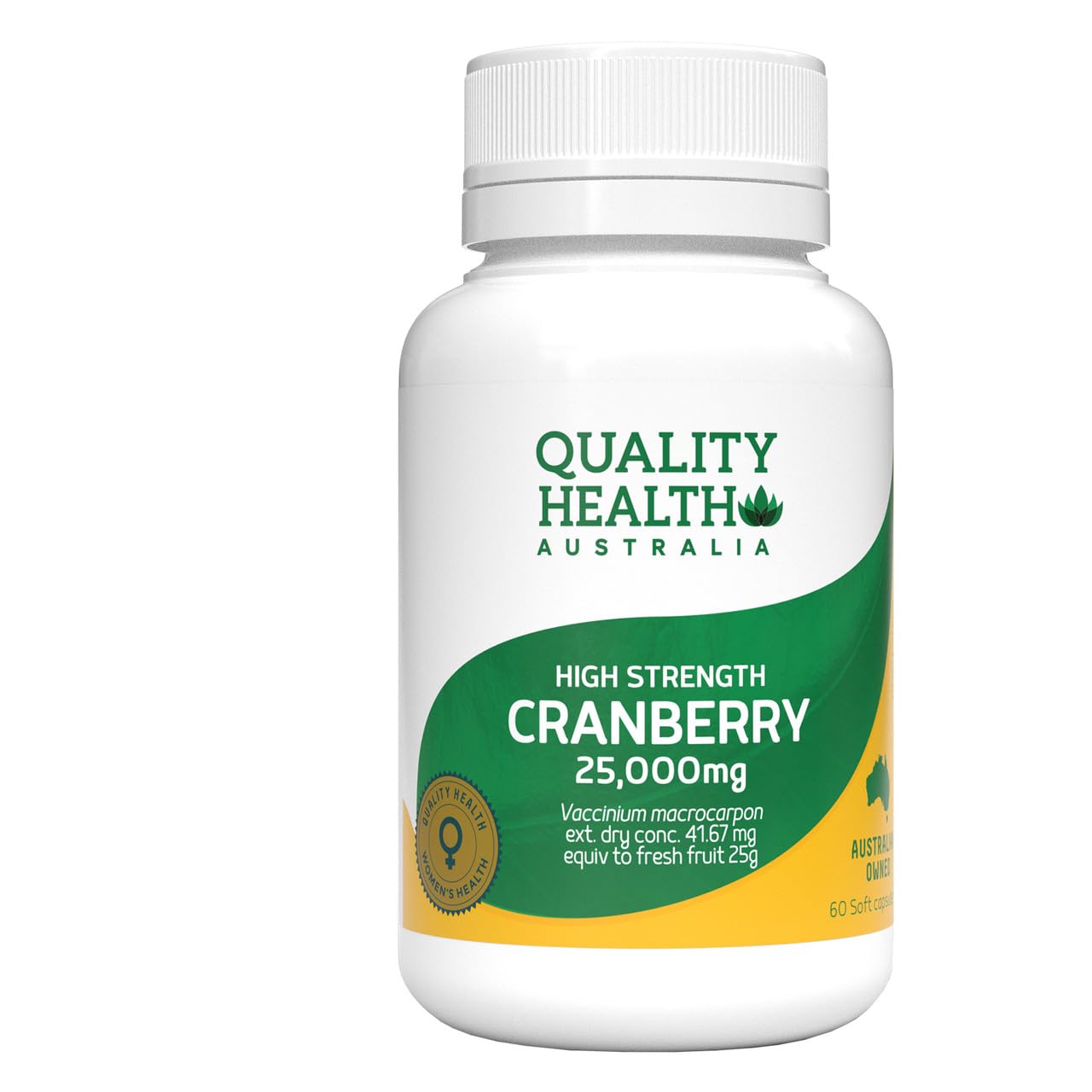 Quality Health High Strength Cranberry 25,000mg 60 Capsules
