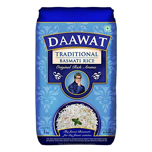 Daawat Traditional Basmati Rice, 1kg
