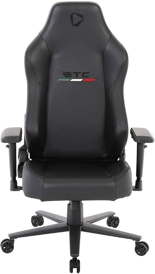 ONEX STC Elegant Real Leather Series Gaming Chair - Black