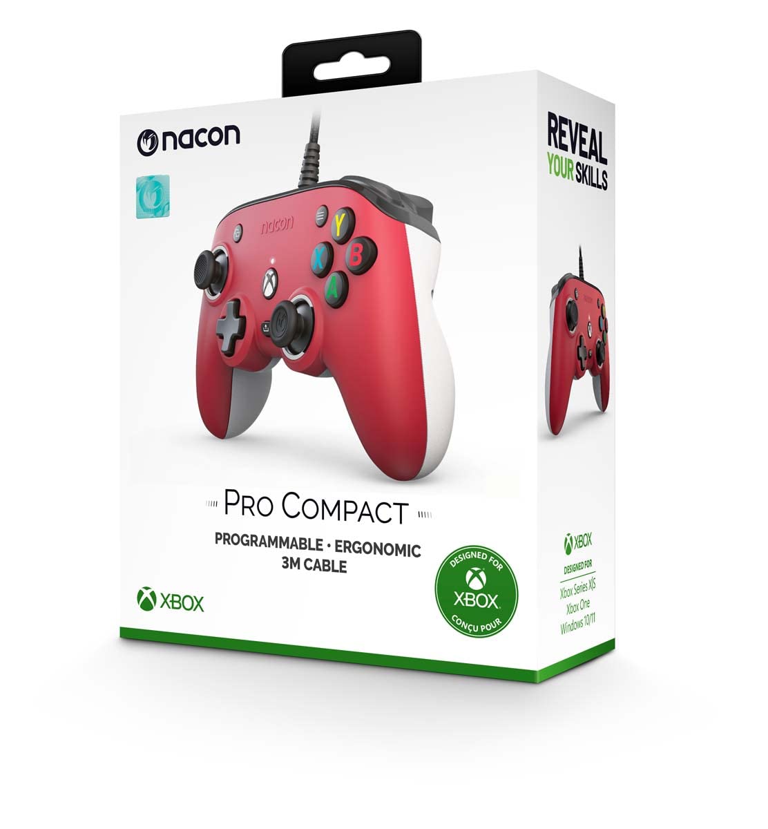 Nacon Pro Controller Compact Red/Xbox Series X/Xbox Series X