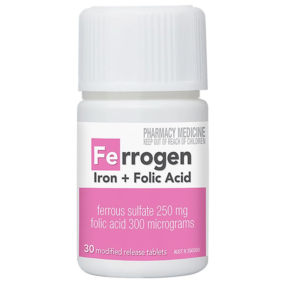 Ferrogen Iron & Folic Acid 30 Mr Tablets