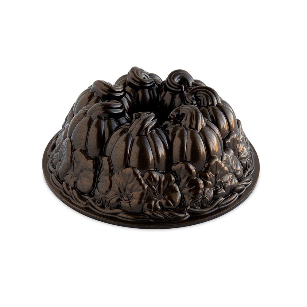 Nordic Ware Bronzetone Pumpkin Patch Bundt Pan One-Size