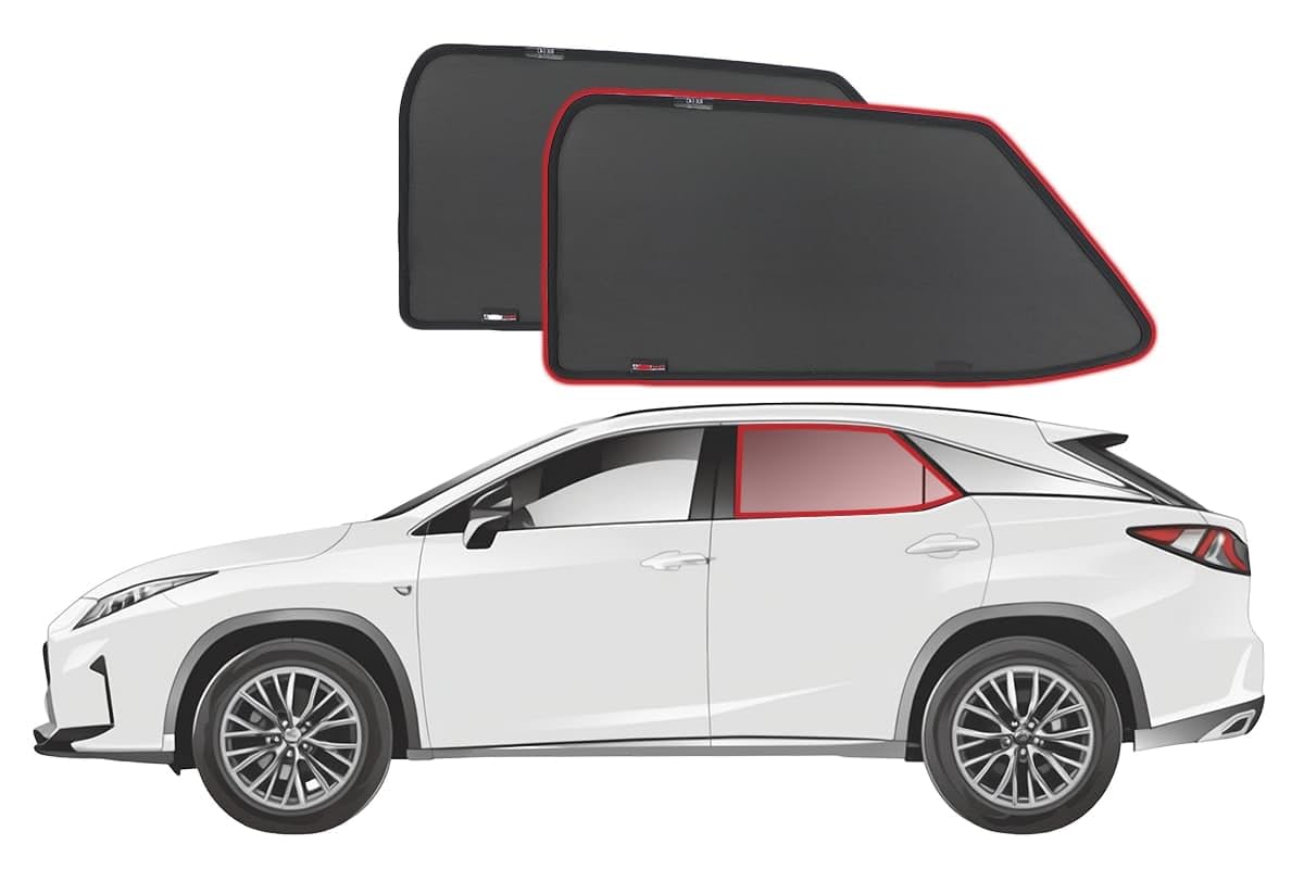Snap Shades LEX001-2 Rear Window Shades Fits Lexus RX AL20 2015-On