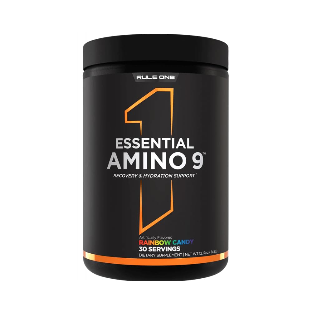 Rule 1 R1 Essential Amino 9 - 30 Serves - Rainbow Candy