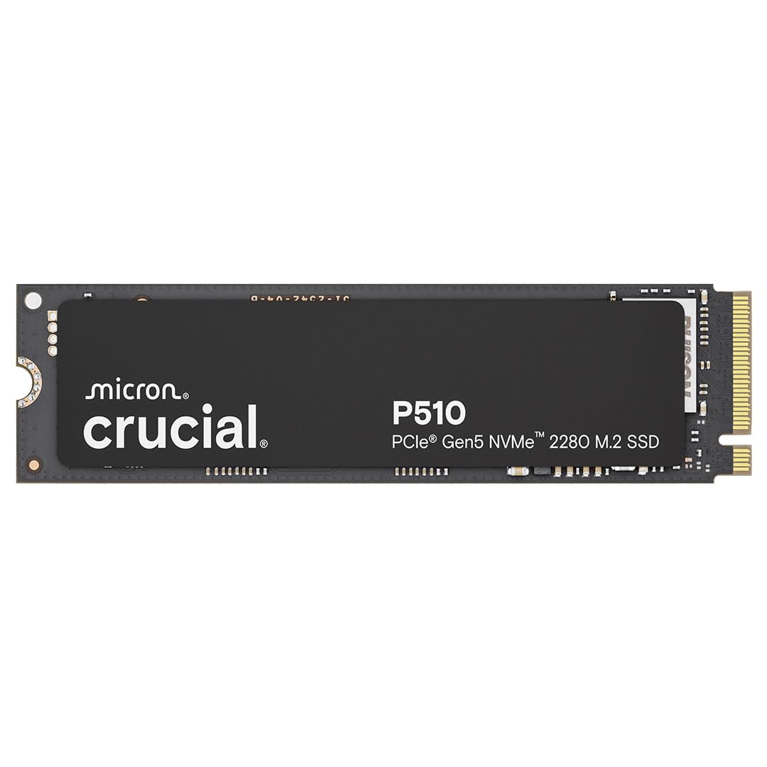 Crucial P510 1TB 3D NAND NVMe PCIe 5.0 M.2 SSD up to 11,000 MB/s CT1000P510SSD8-JP