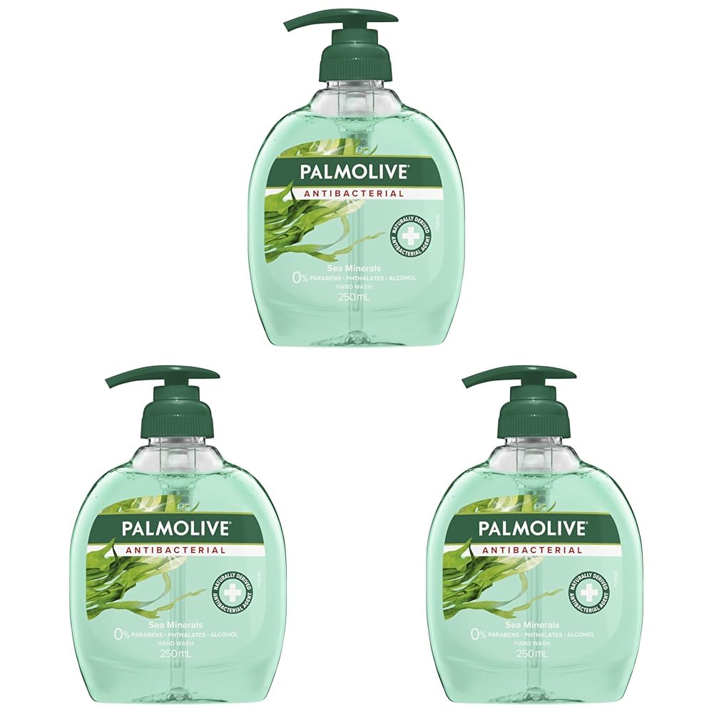 Palmolive Antibacterial Liquid Hand Wash 250ml Pump - Sea Minerals