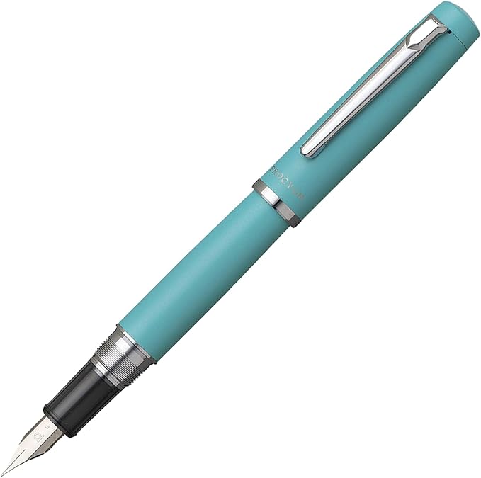 Platinum Procyon Fountain Pen - Turquoise Blue, Medium Nib