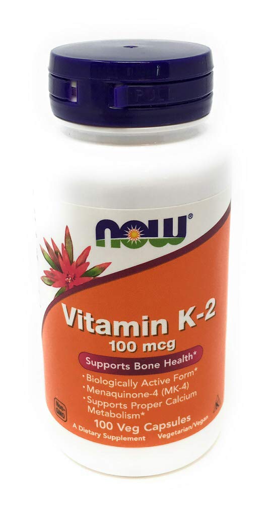 Now Foods Vitamin K-2 100 mcg 100 Capsules