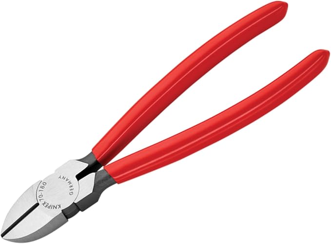 Knipex Plastic Coated Diagonal Cutter Pliers, 180 mm Size