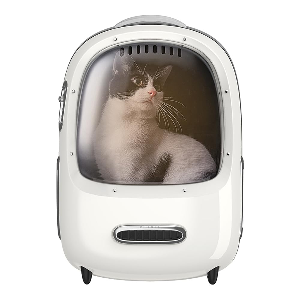 PETKIT Breezy 2 - Smart Cat Backpack - Creme White