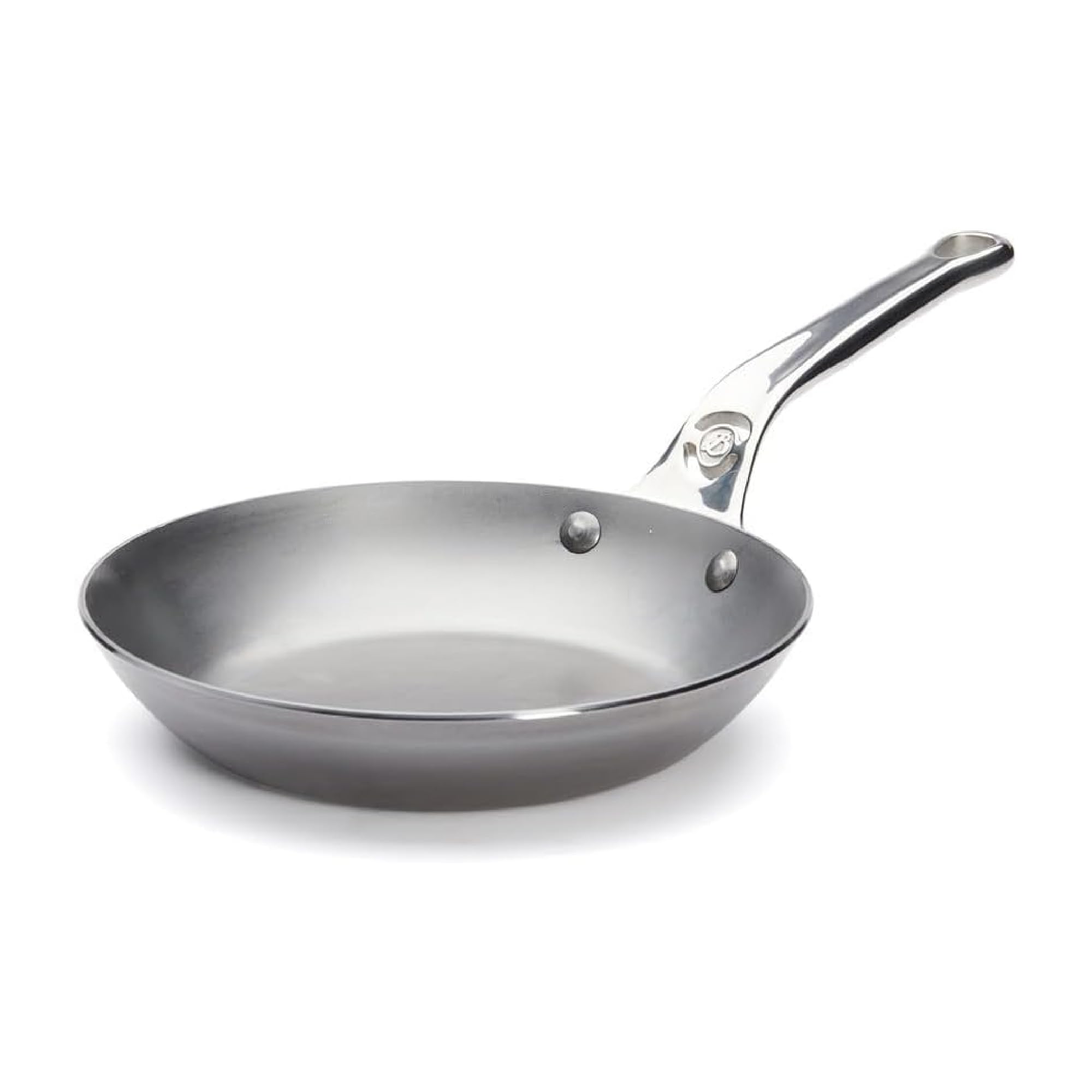 De Buyer Mineral B Element Pro Round Frying Pan, 20 cm, Silver