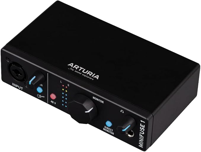 Arturia MiniFuse 1 USB Audio Interface Black