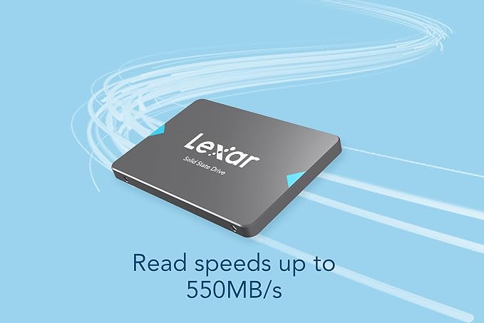 Lexar NQ100 1TB SSD SATA III (6Gb/s), 2.5" Internal SSD Up to 550MB/s, Internal Solid State Drive for PC, Laptop & Desktop