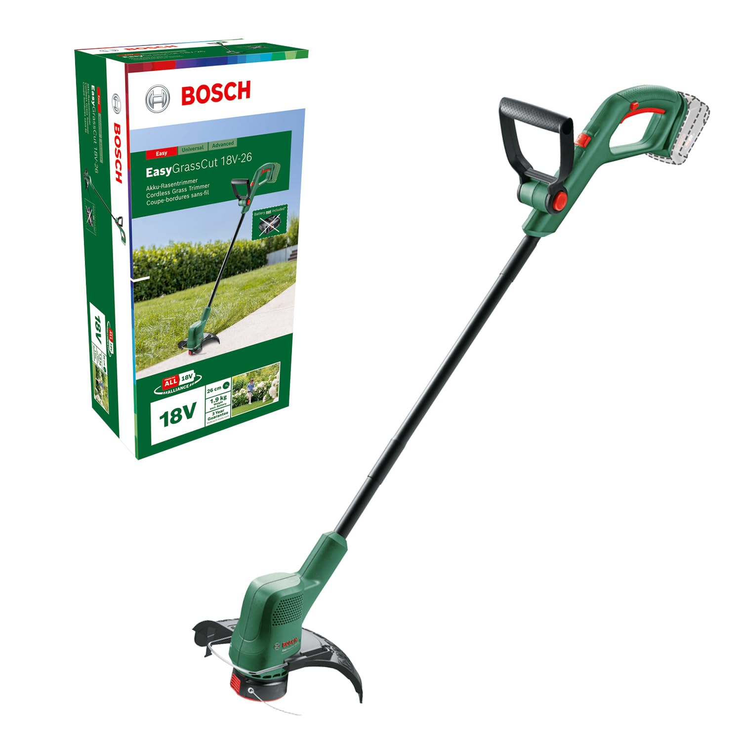 Easygrasscut 18V-26 - 18 V Cordless Grass Trimmer (without Battery)