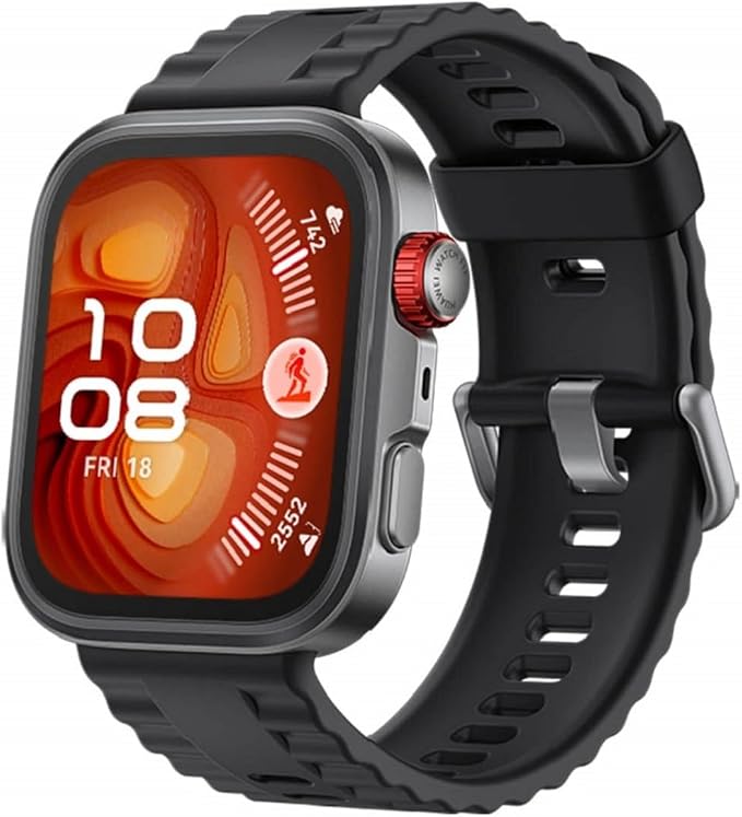 Huawei Watch Fit 4 Pro Smart Watch - Black with Fluoroelastomer Strap 1.82"