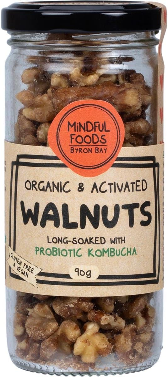 Walnuts Organic & Activated 90g Jar (sml)