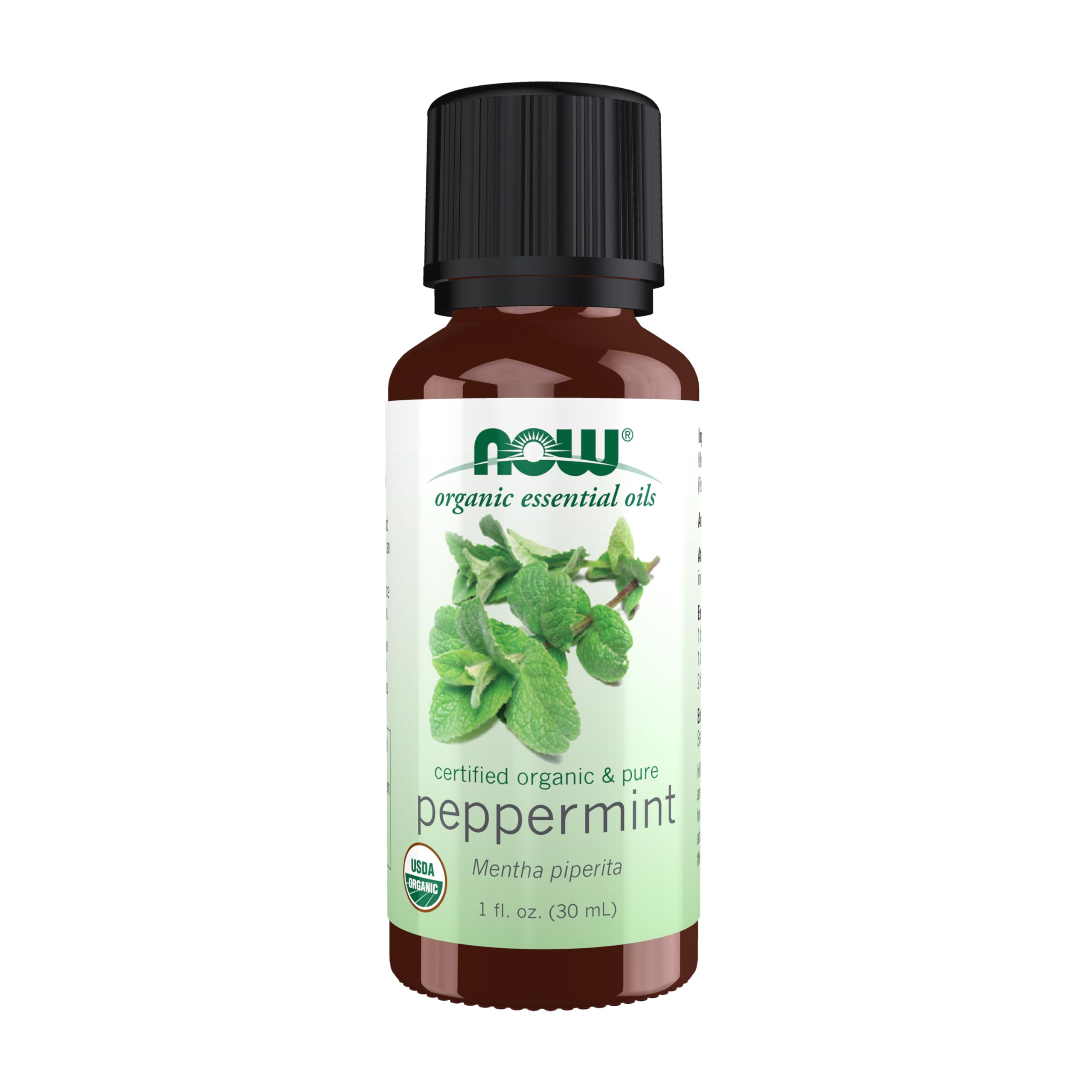 Now Foods Organic Essential Oils Peppermint 1 fl oz (30ml)