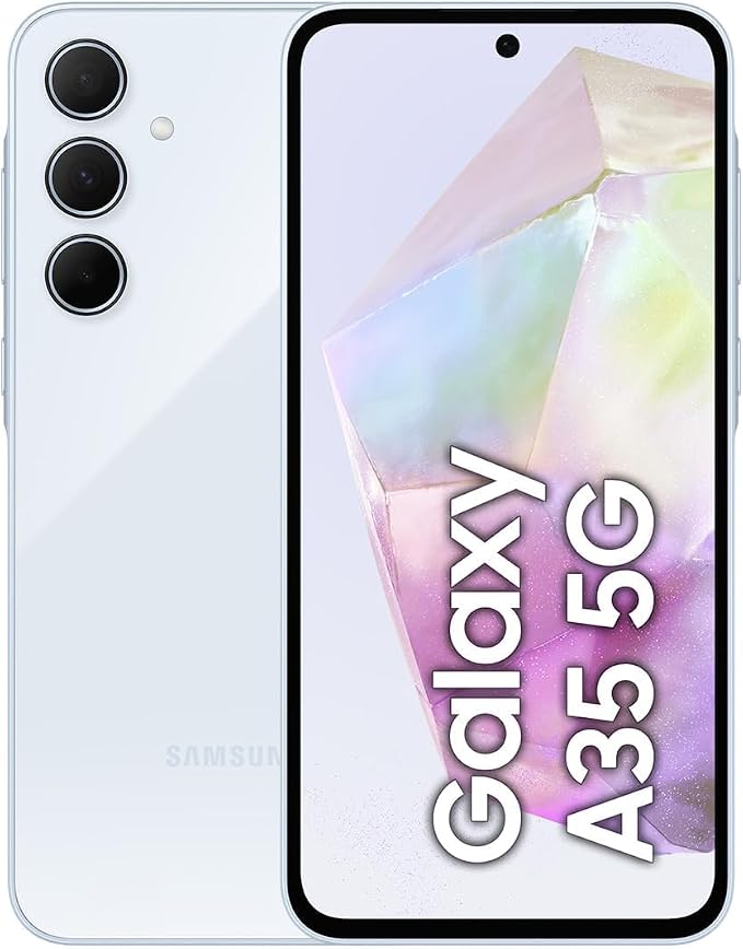 Samsung Galaxy A35 5G 8GB/128GB Dual-SIM Android Smartphone - Awesome Ice Blue(International Version)