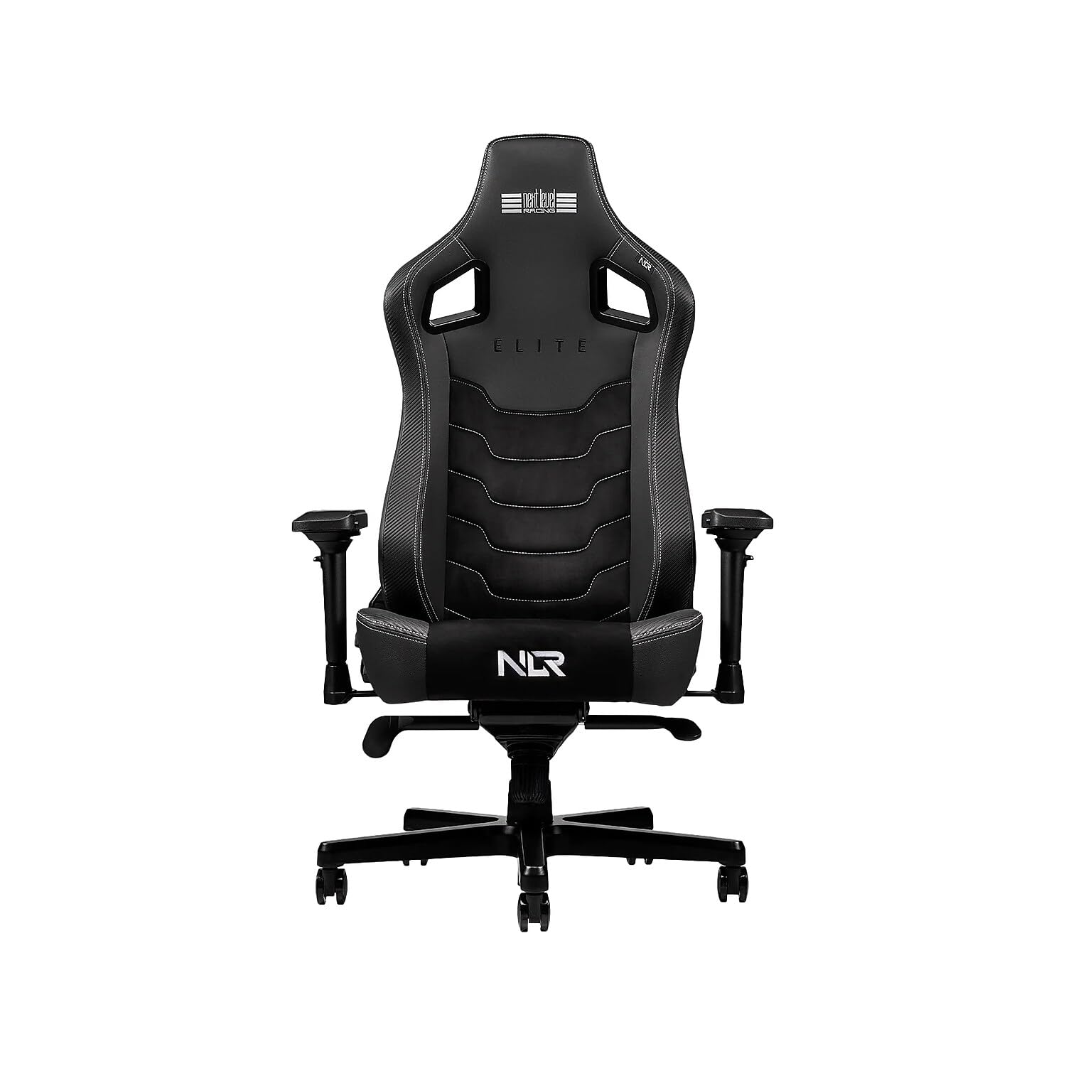 Mwave Next Level Racing Elite Gaming Chair Leather & Suede Edition - Black, NLR-G005 Gaming Chairs