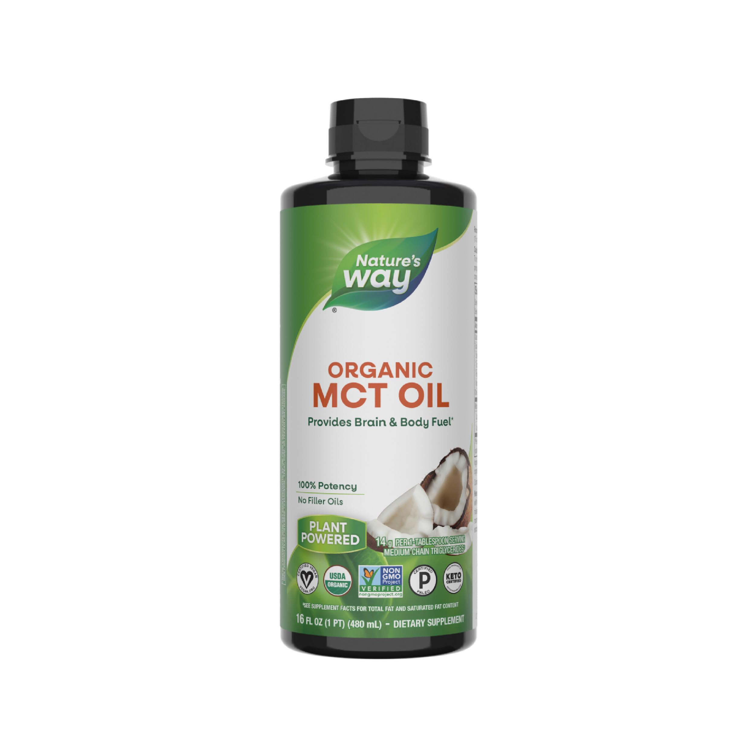 Nature's Way - 100 Percent MCT Oil from Coconut - 30 fl oz.
